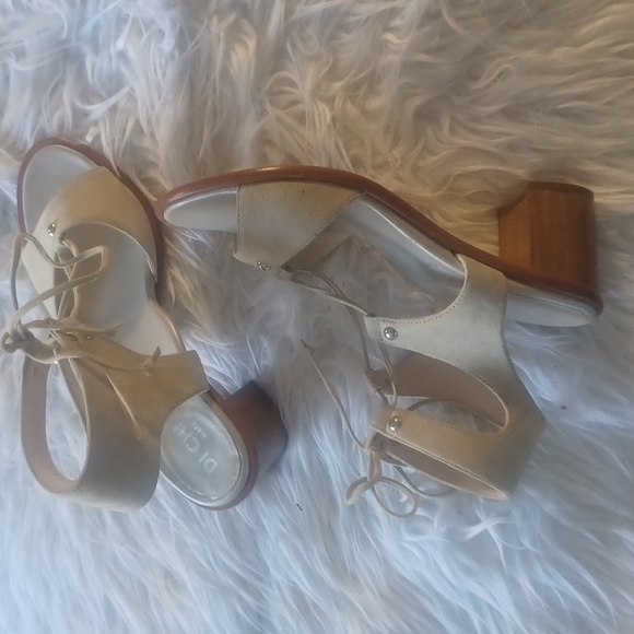 DE CHENZO Italian lace up sandals  size 36 - Picture 2 of 5